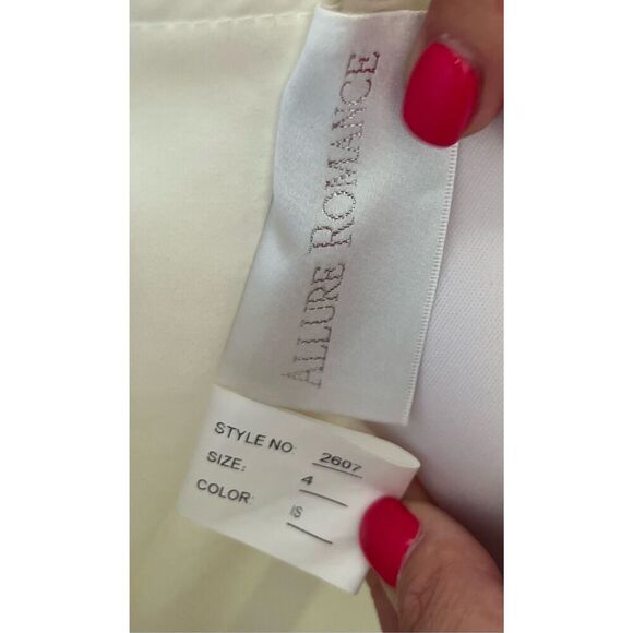 Allure Romance Strapless Ball Bridal Gown 2607 - Picture 16 of 16